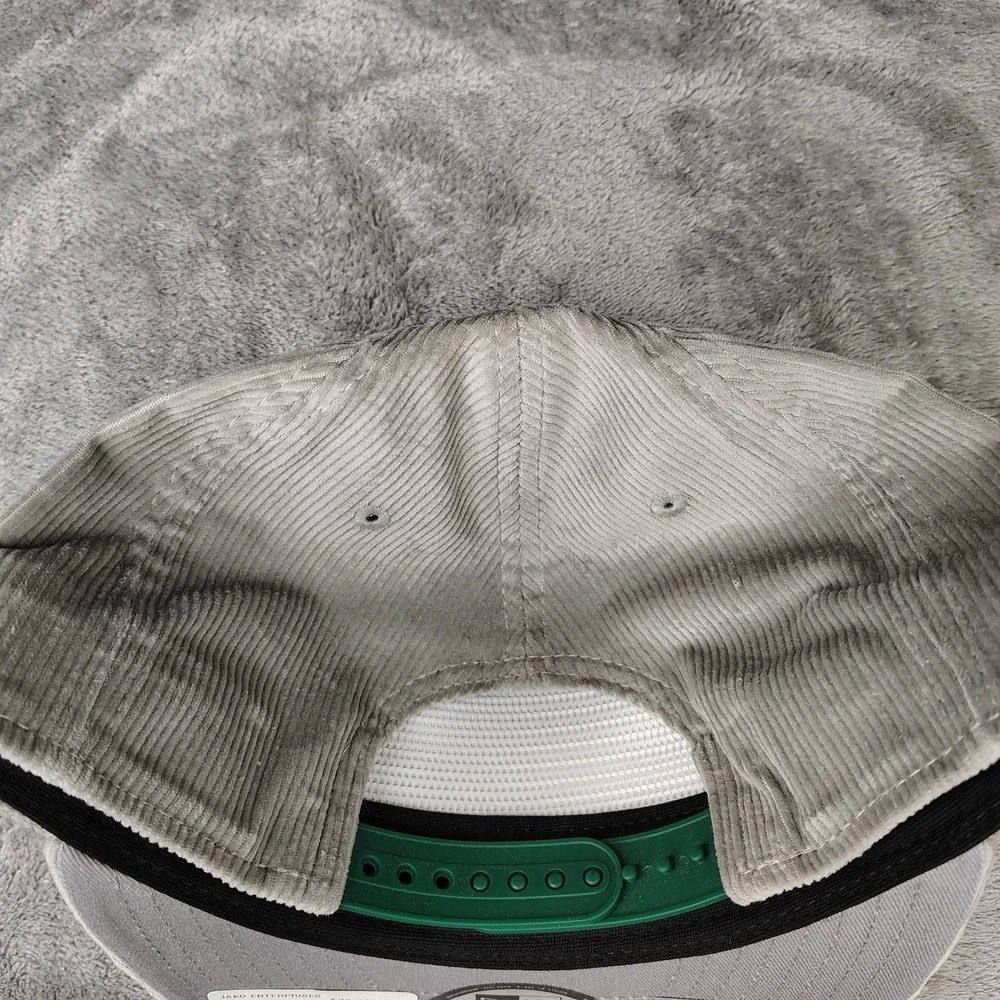 New Era Boston Celtics Corduroy‎ The Golfer Snapback Hat Cap Adjustable Gray
